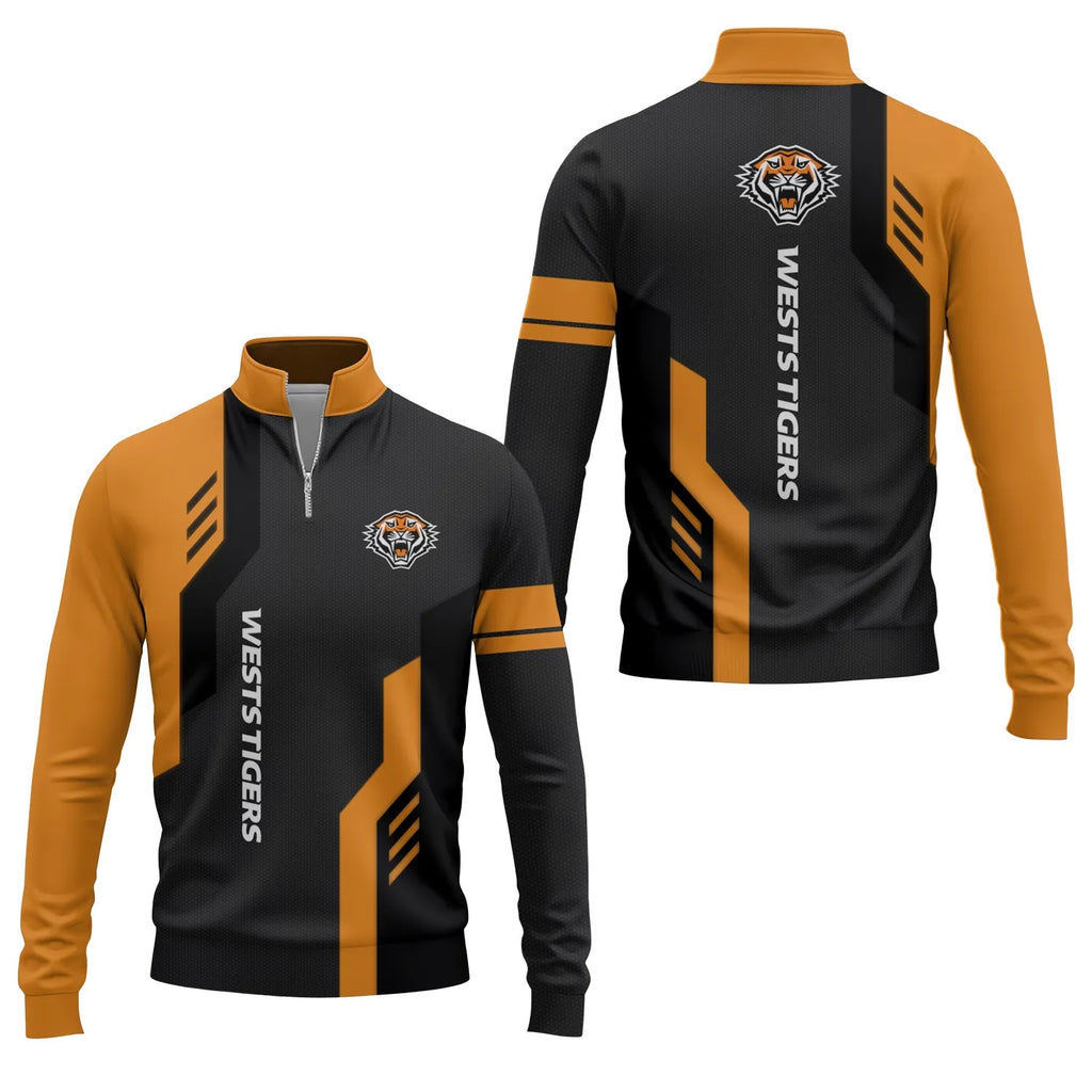 Wests Tigers Quarter-zip Pullover SC029