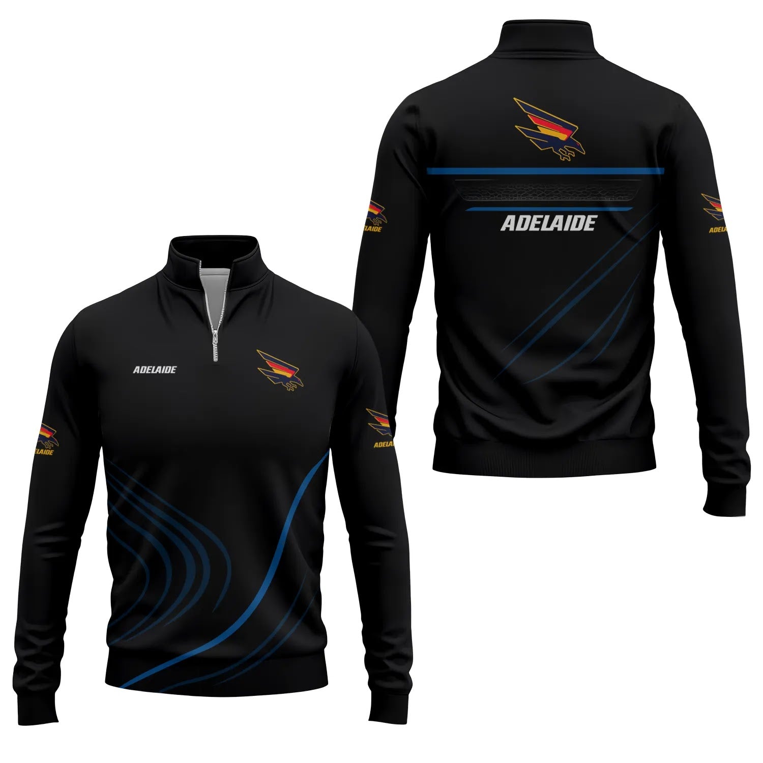 Adelaide Crows Quarter-zip Pullover SC024