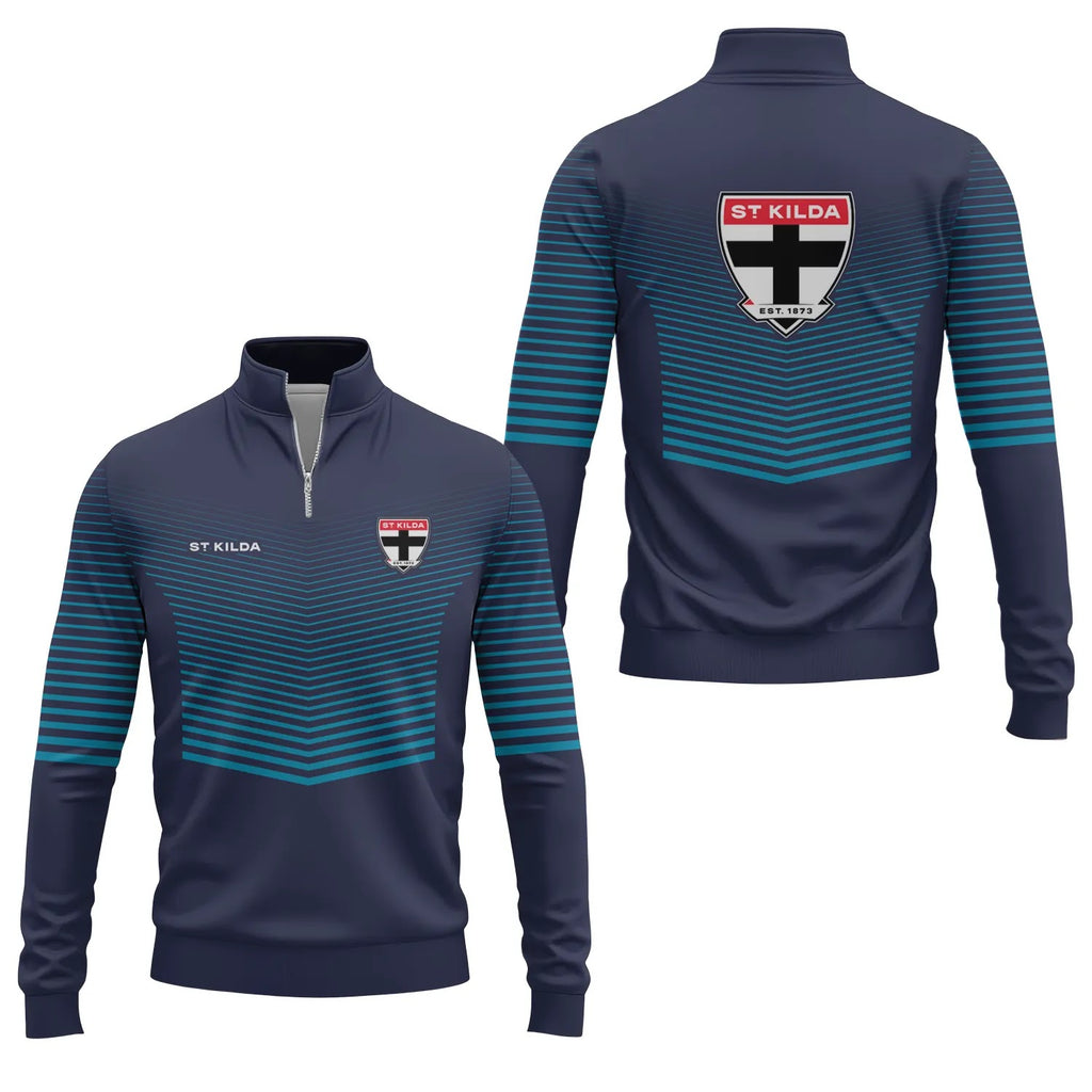 St Kilda Saints Quarter-zip Pullover SC099