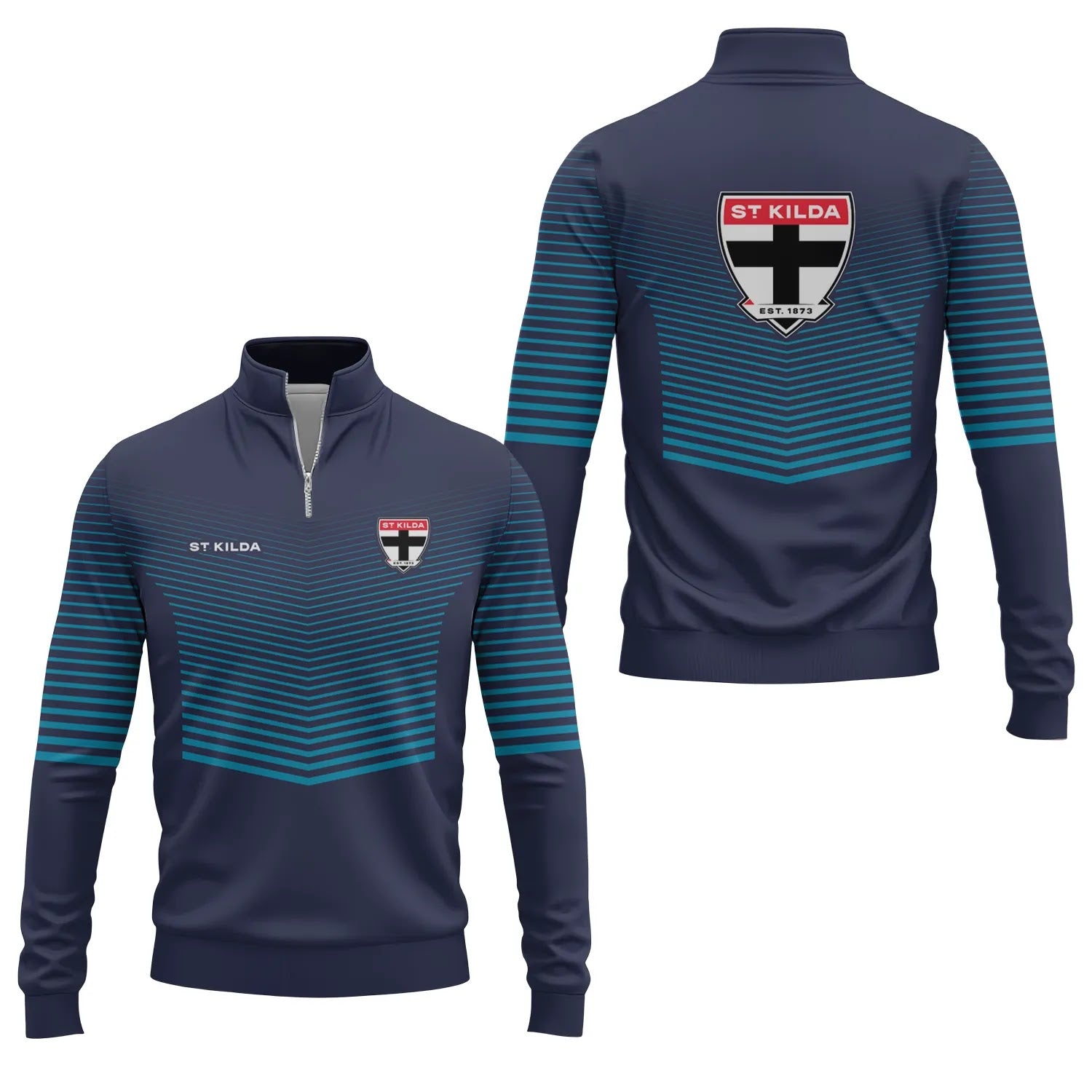 St Kilda Saints Quarter-zip Pullover SC099