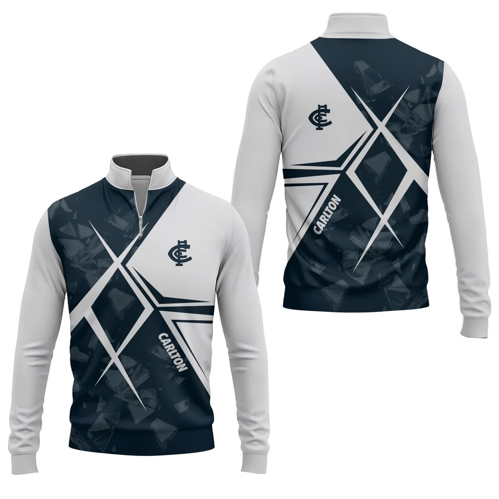 Carlton Blues Quarter-zip Pullover SC060