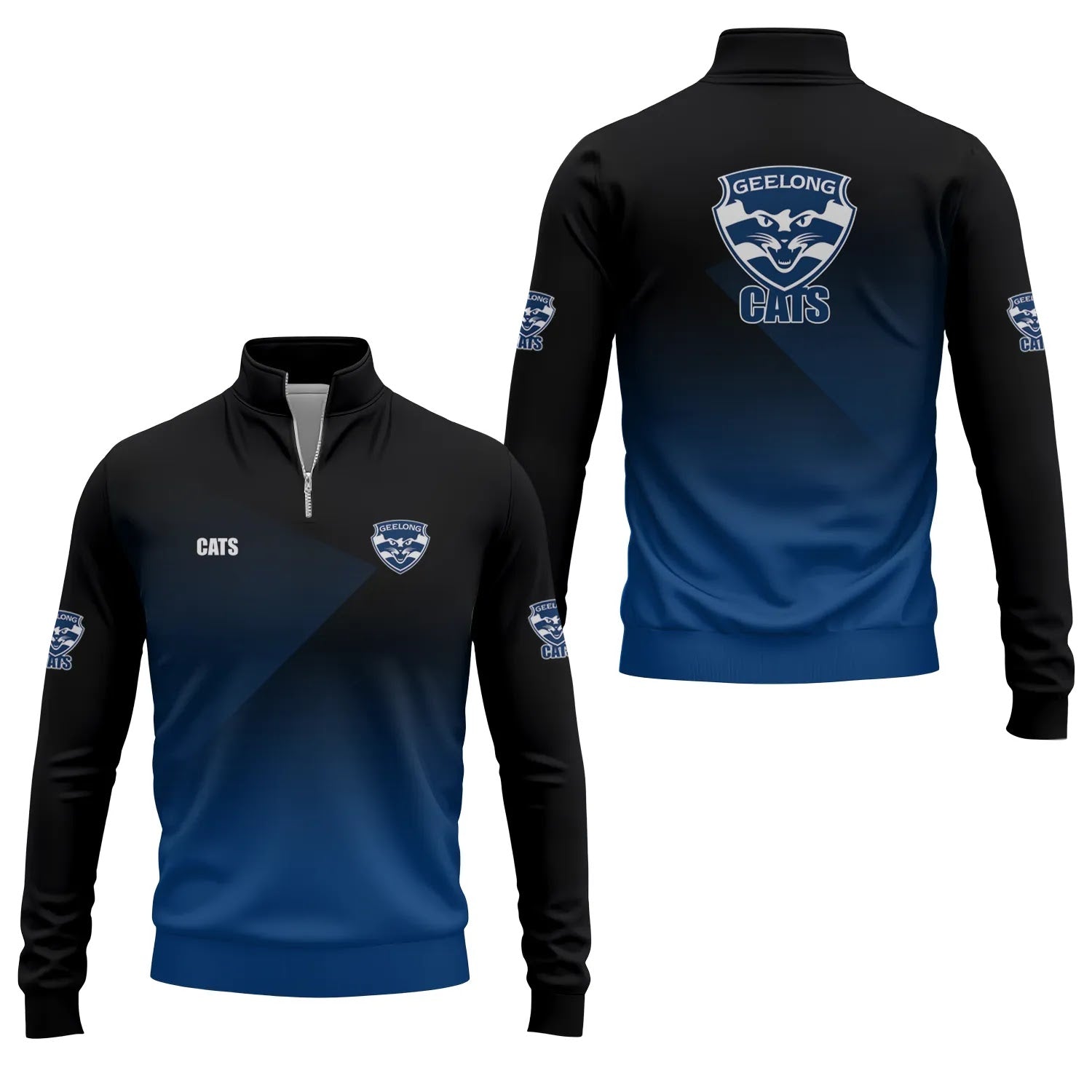 Geelong Cats Quarter-zip Pullover SC012