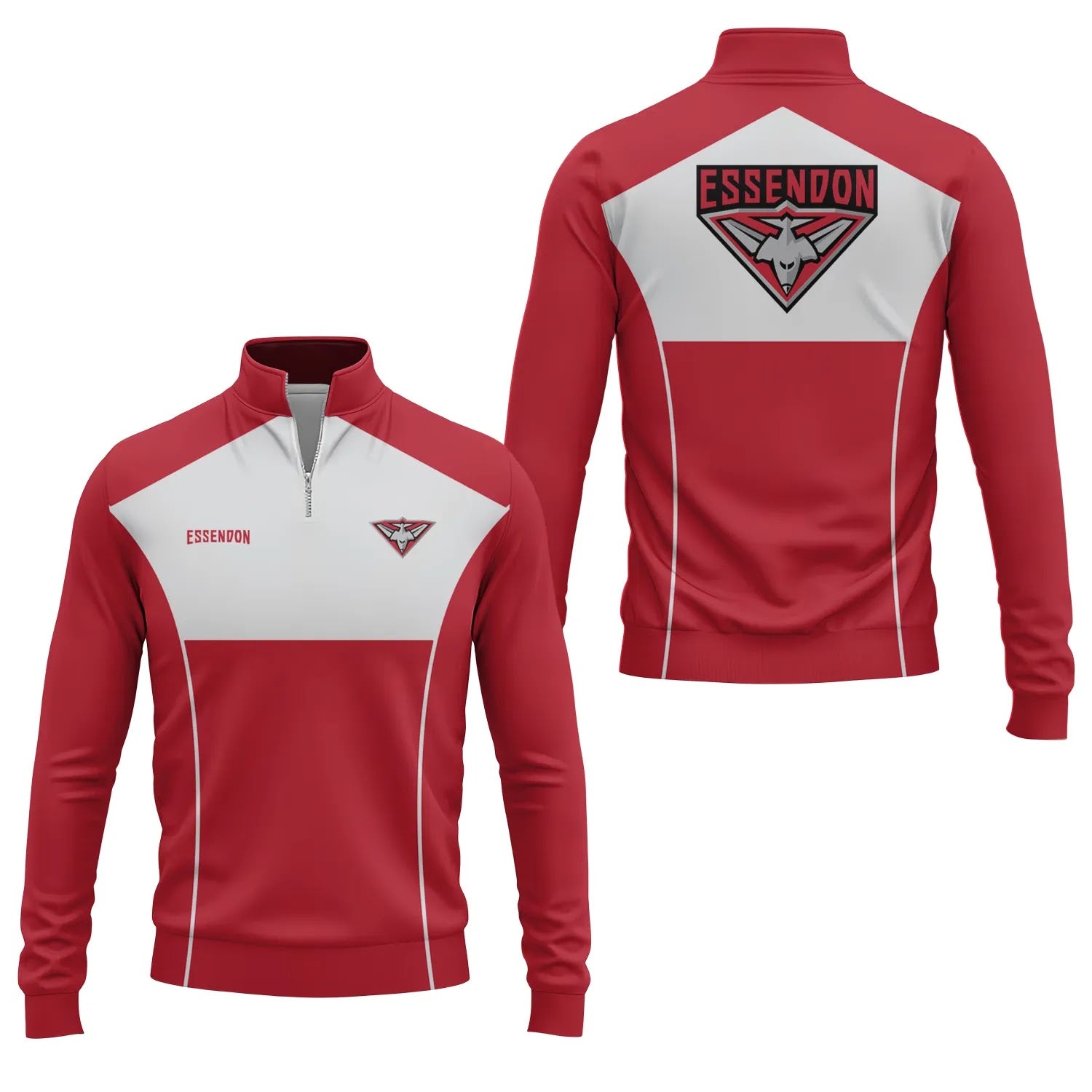 Essendon Bombers Quarter-zip Pullover SC028