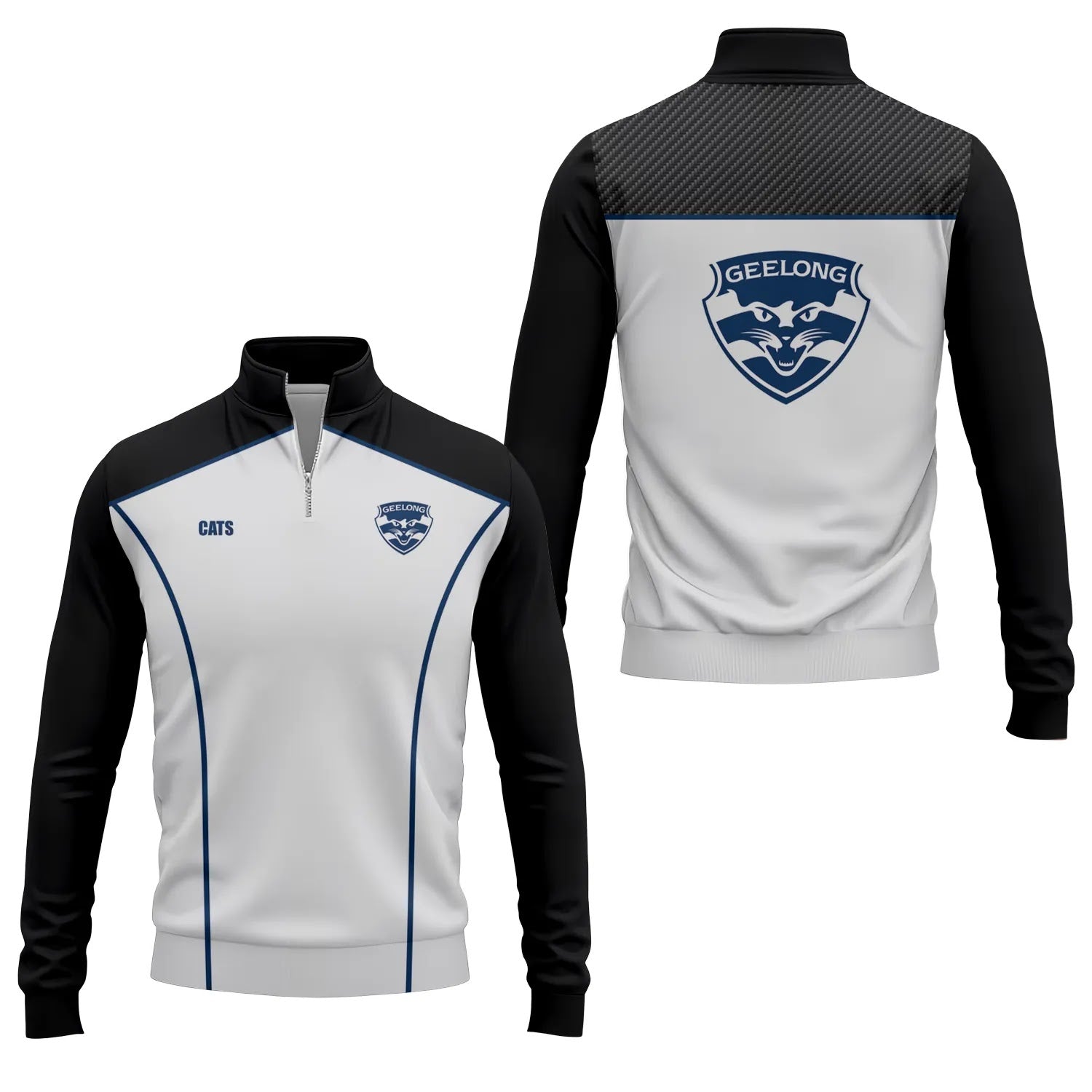 Geelong Cats Quarter-zip Pullover SC011