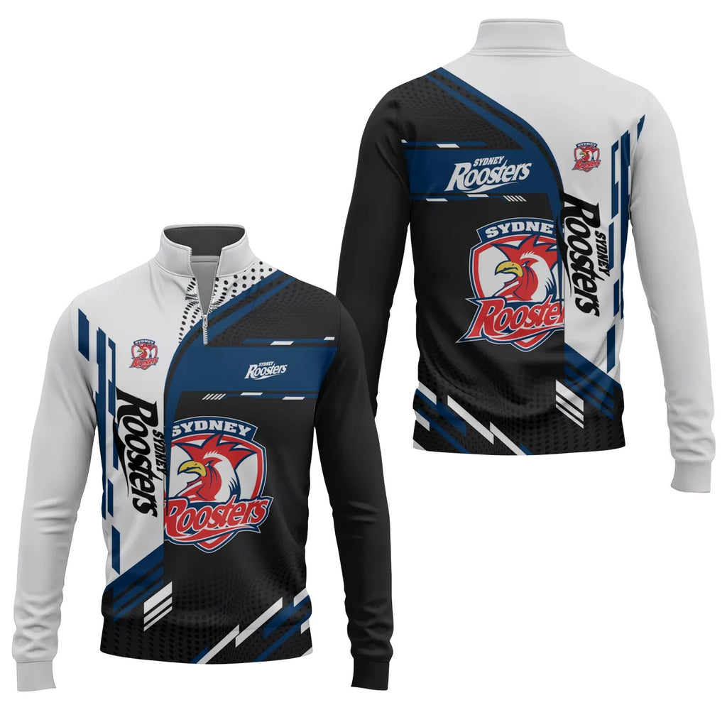 Sydney Roosters Quarter-zip Pullover SC036