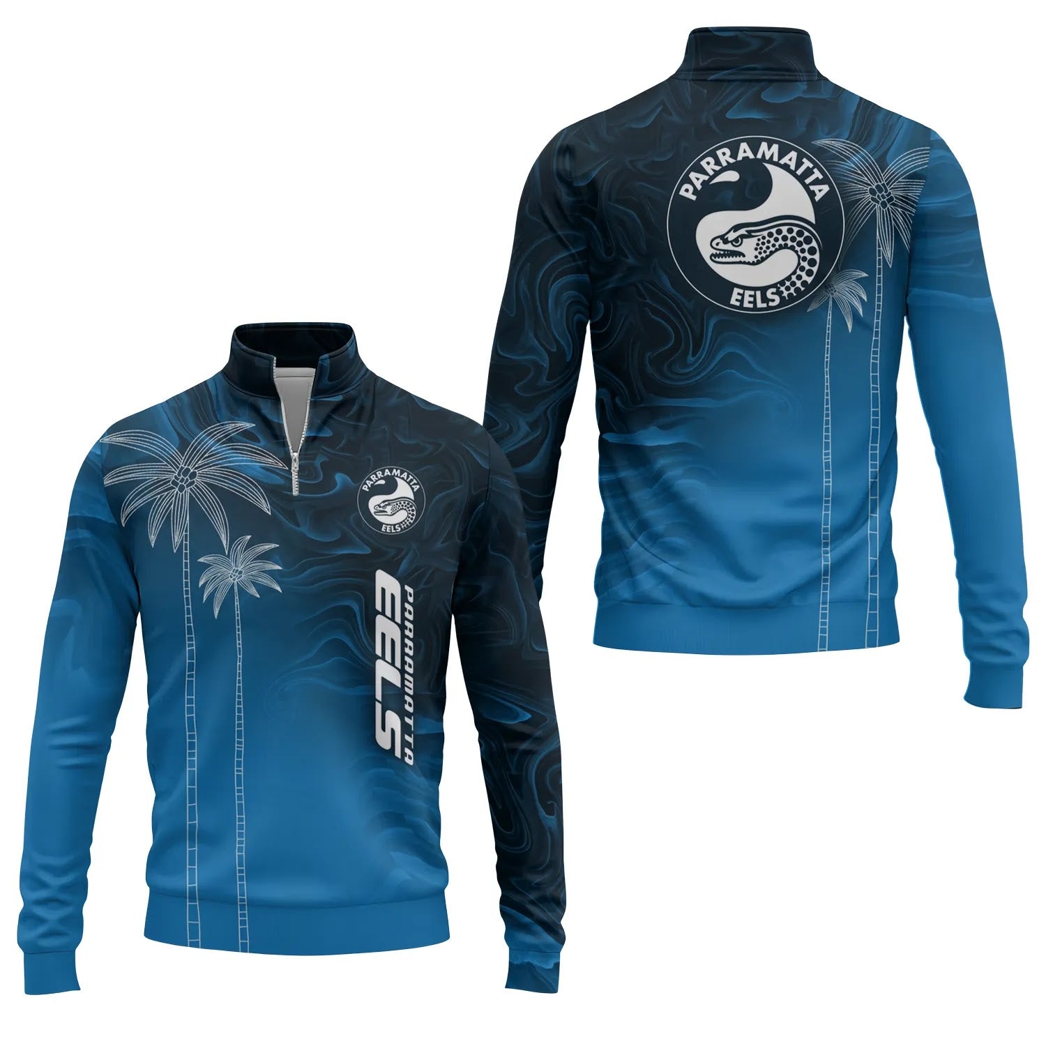 Parramatta Eels Quarter-zip Pullover SHW070