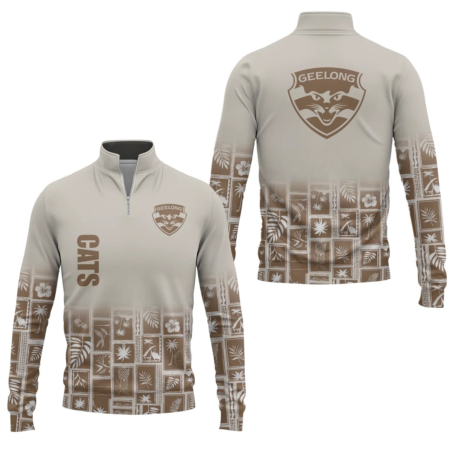 Geelong Cats Quarter-zip Pullover SHW067