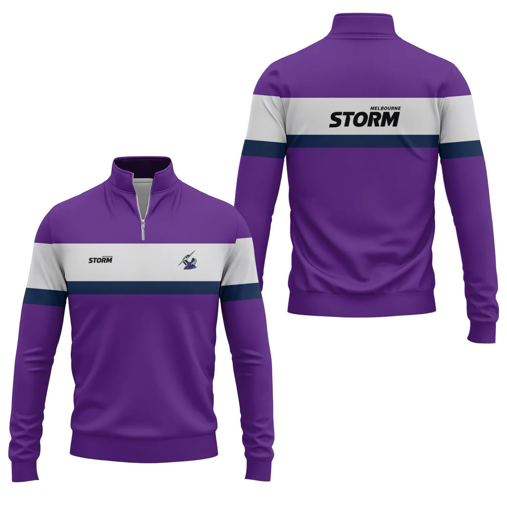 Melbourne Storm Quarter-zip Pullover SC046