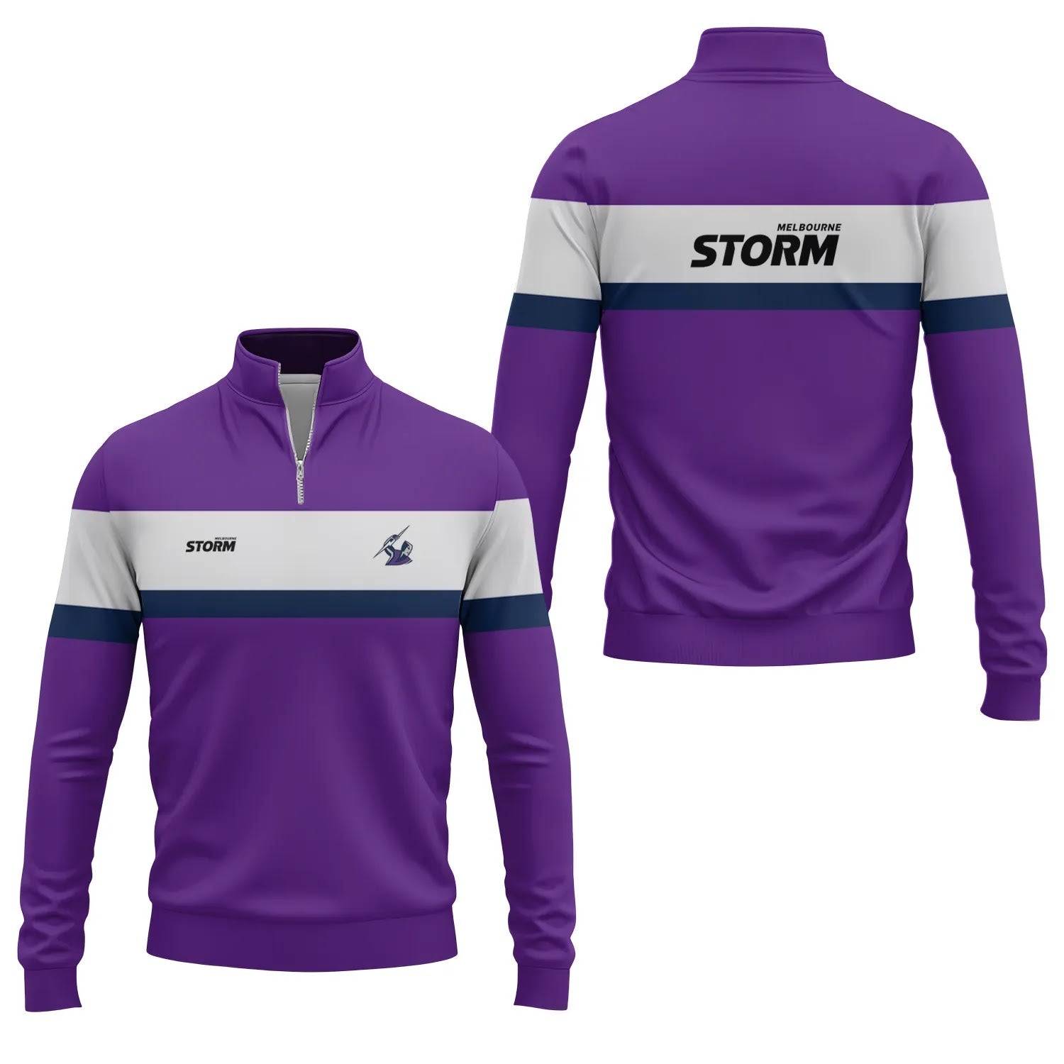Melbourne Storm Quarter-zip Pullover SC046