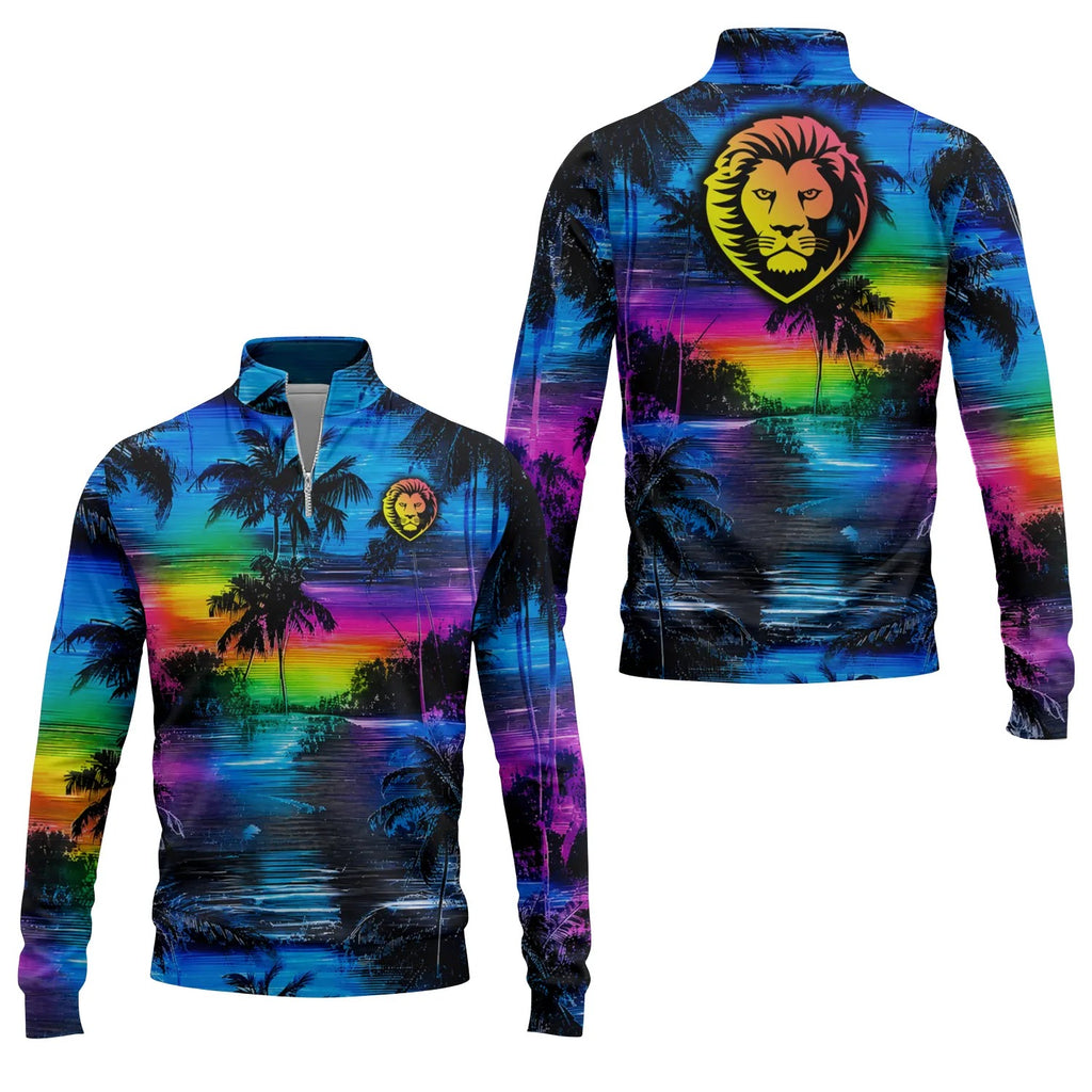 Brisbane Lions Quarter-zip Pullover SHW055