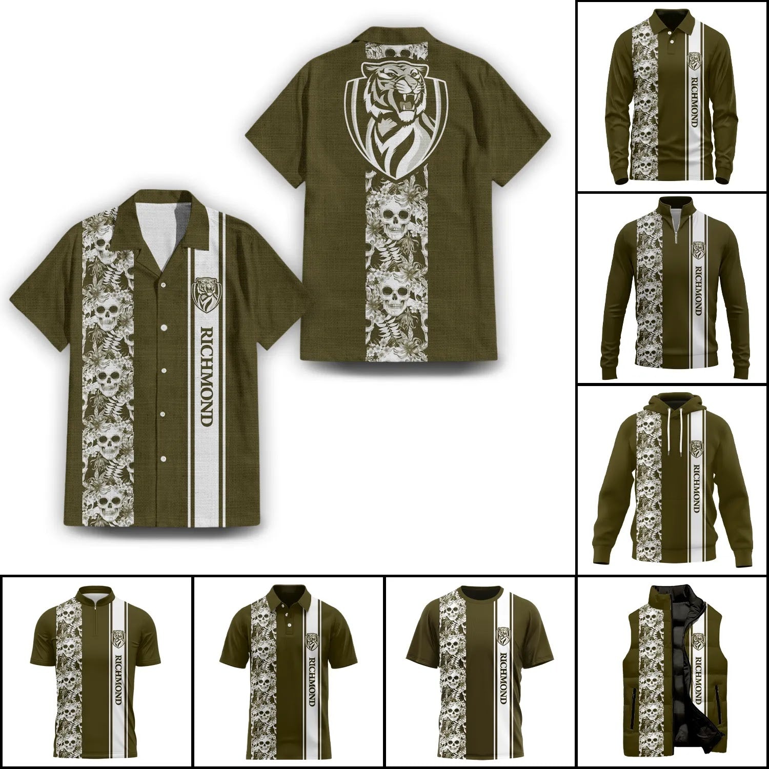 Richmond Tigers Apparels SHW042