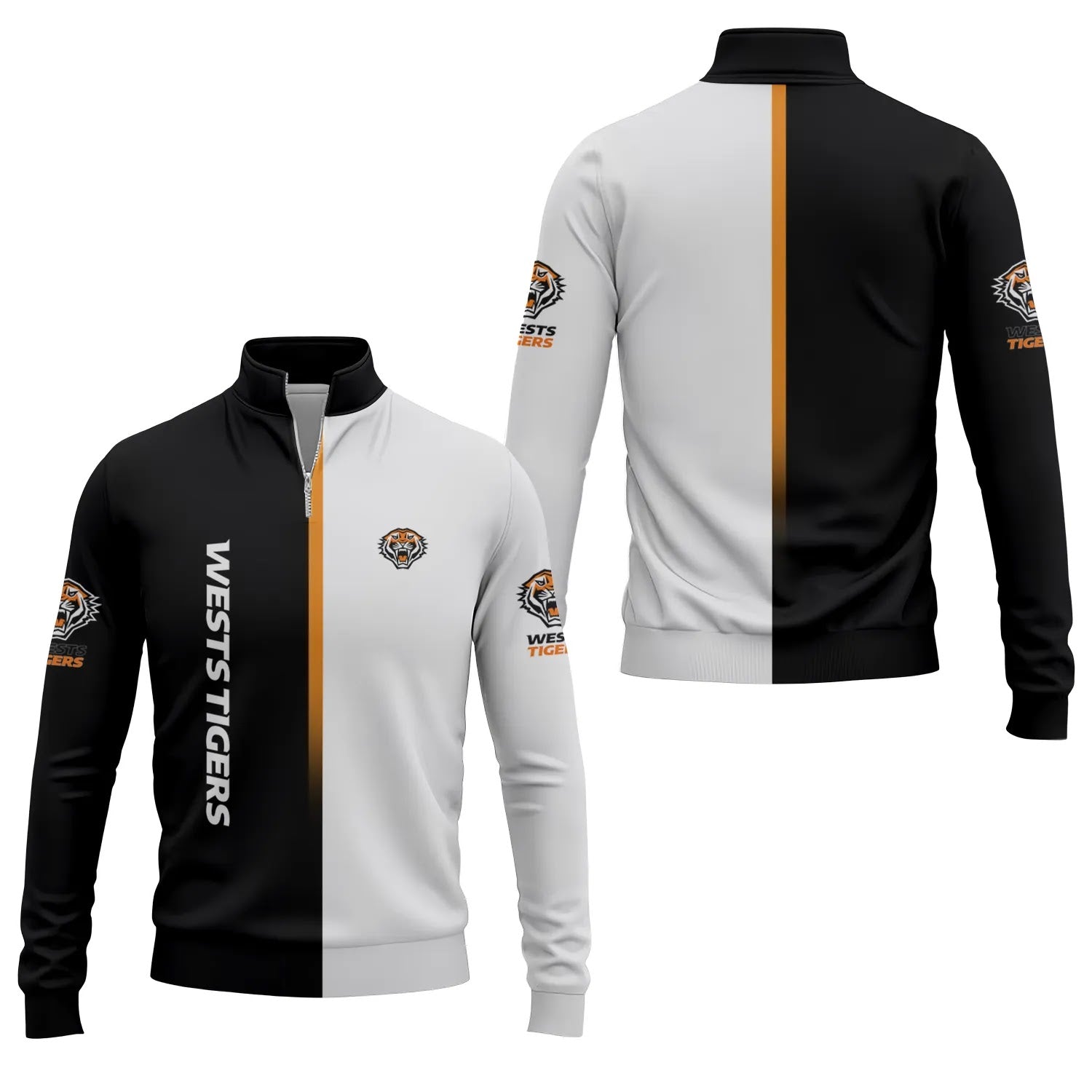 Wests Tigers Quarter-zip Pullover SC076