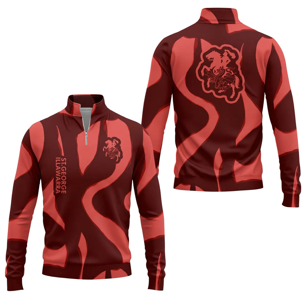 St George Illawarra Dragons Quarter-zip Pullover SHW068