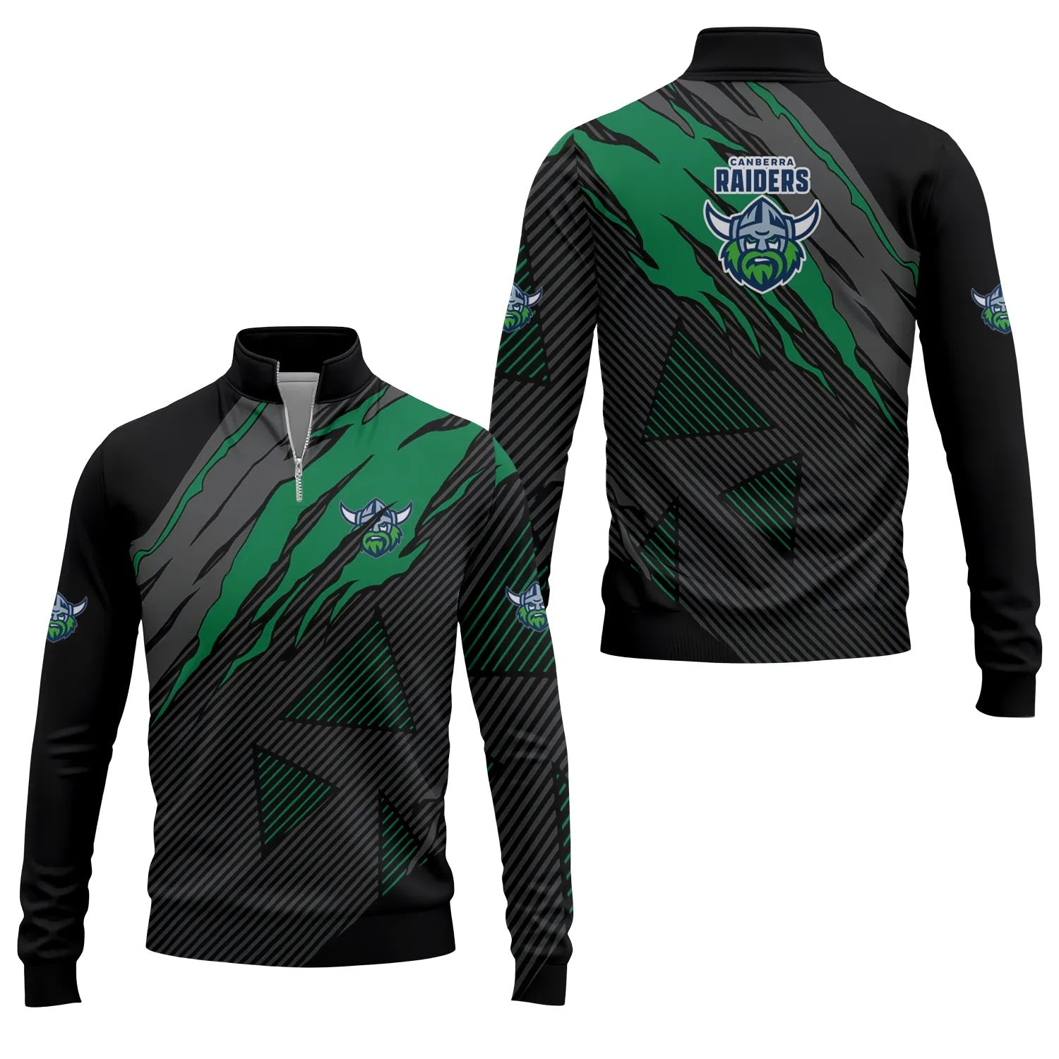 Canberra Raiders Quarter-zip Pullover SC009