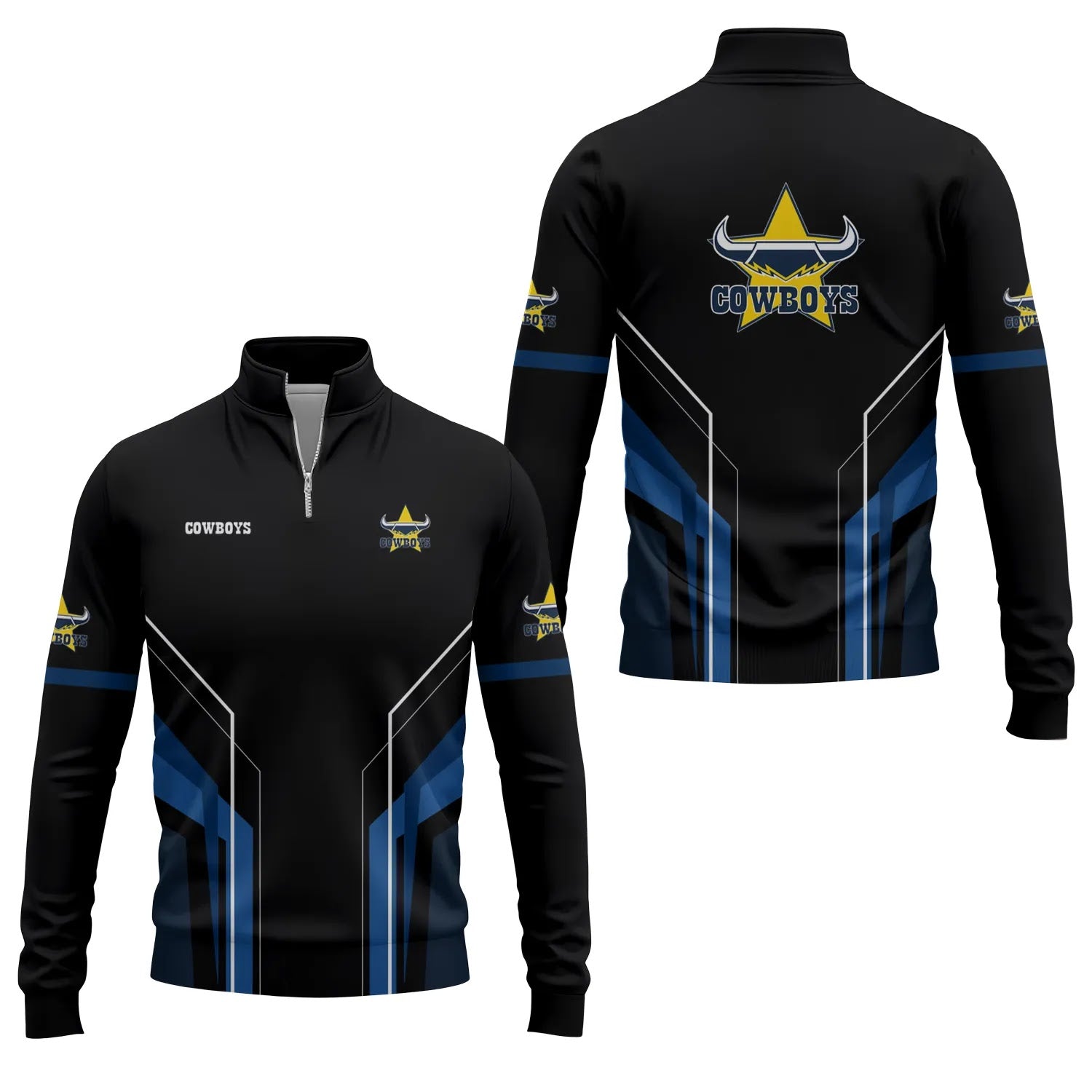 North Queensland Cowboys Quarter-zip Pullover SC023