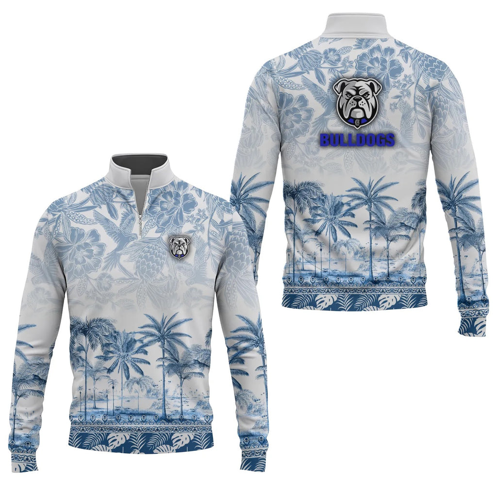 Canterbury-Bankstown Bulldogs Quarter-zip Pullover SC045