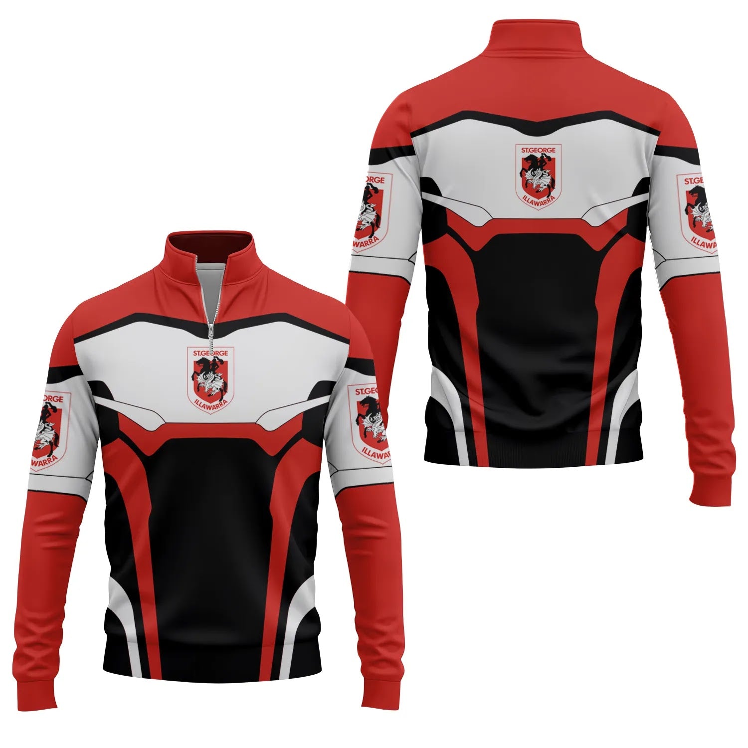 St George Illawarra Dragons Quarter-zip Pullover SC030