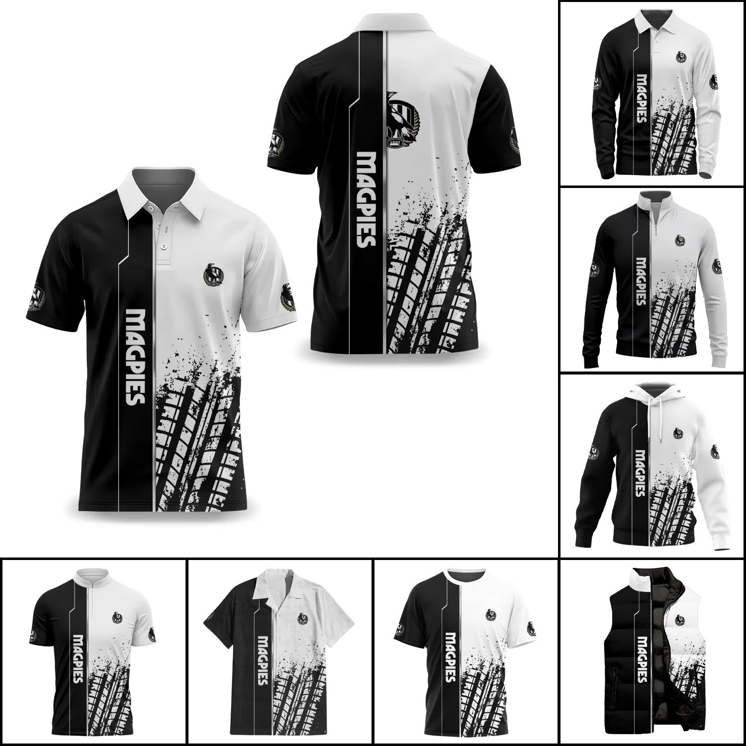 Collingwood Magpies Apparels SC039
