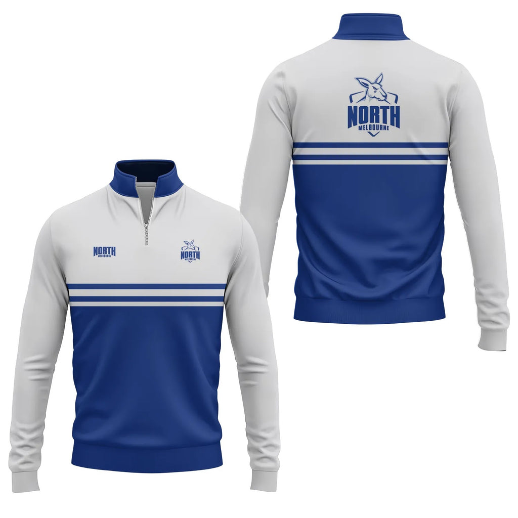 North Melbourne Kangaroos Quarter-zip Pullover SC015