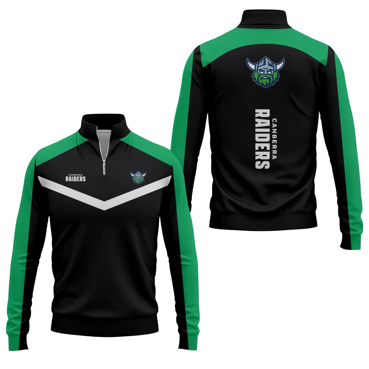 Canberra Raiders Quarter-zip Pullover SC035