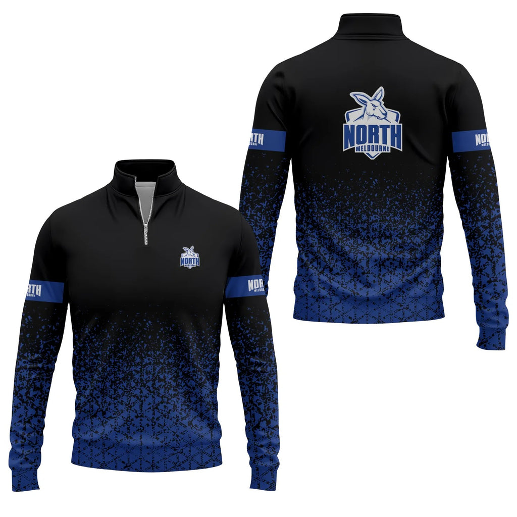 North Melbourne Kangaroos Quarter-zip Pullover SC096