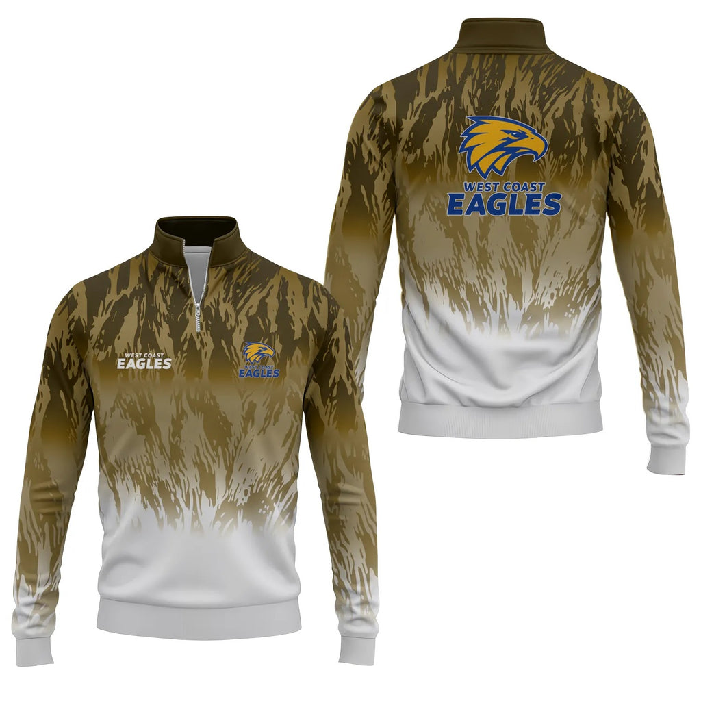 West Coast Eagles Quarter-zip Pullover SC069