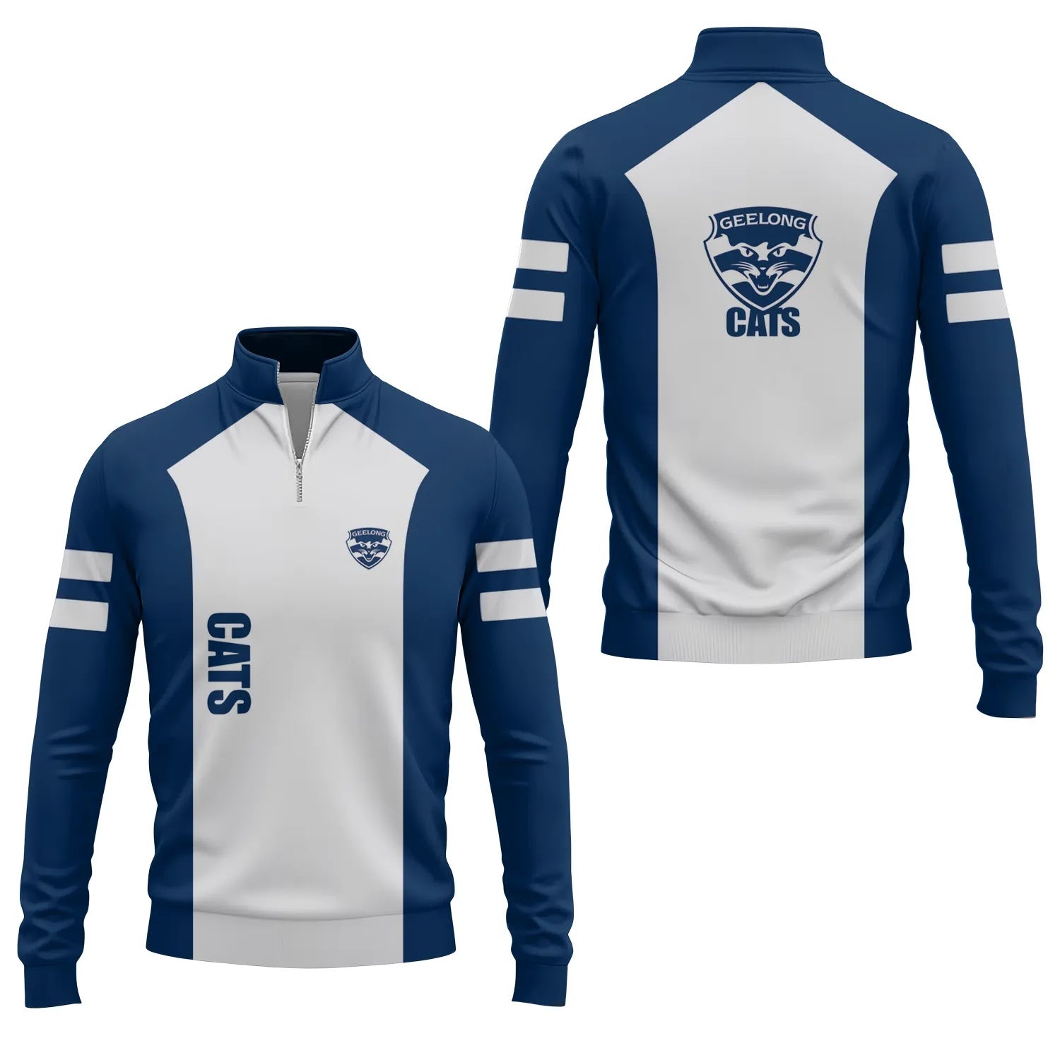 Geelong Cats Quarter-zip Pullover SC078
