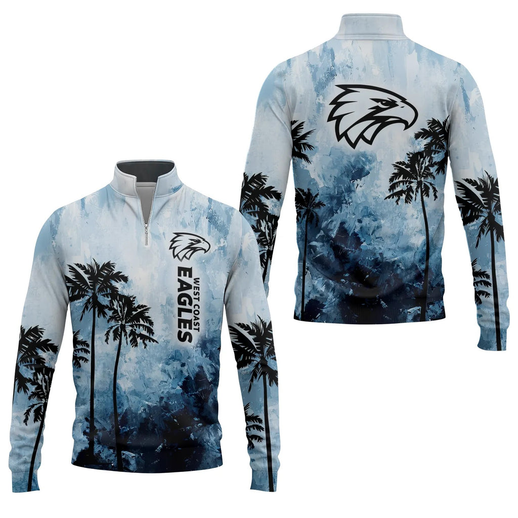 West Coast Eagles Quarter-zip Pullover SHW034