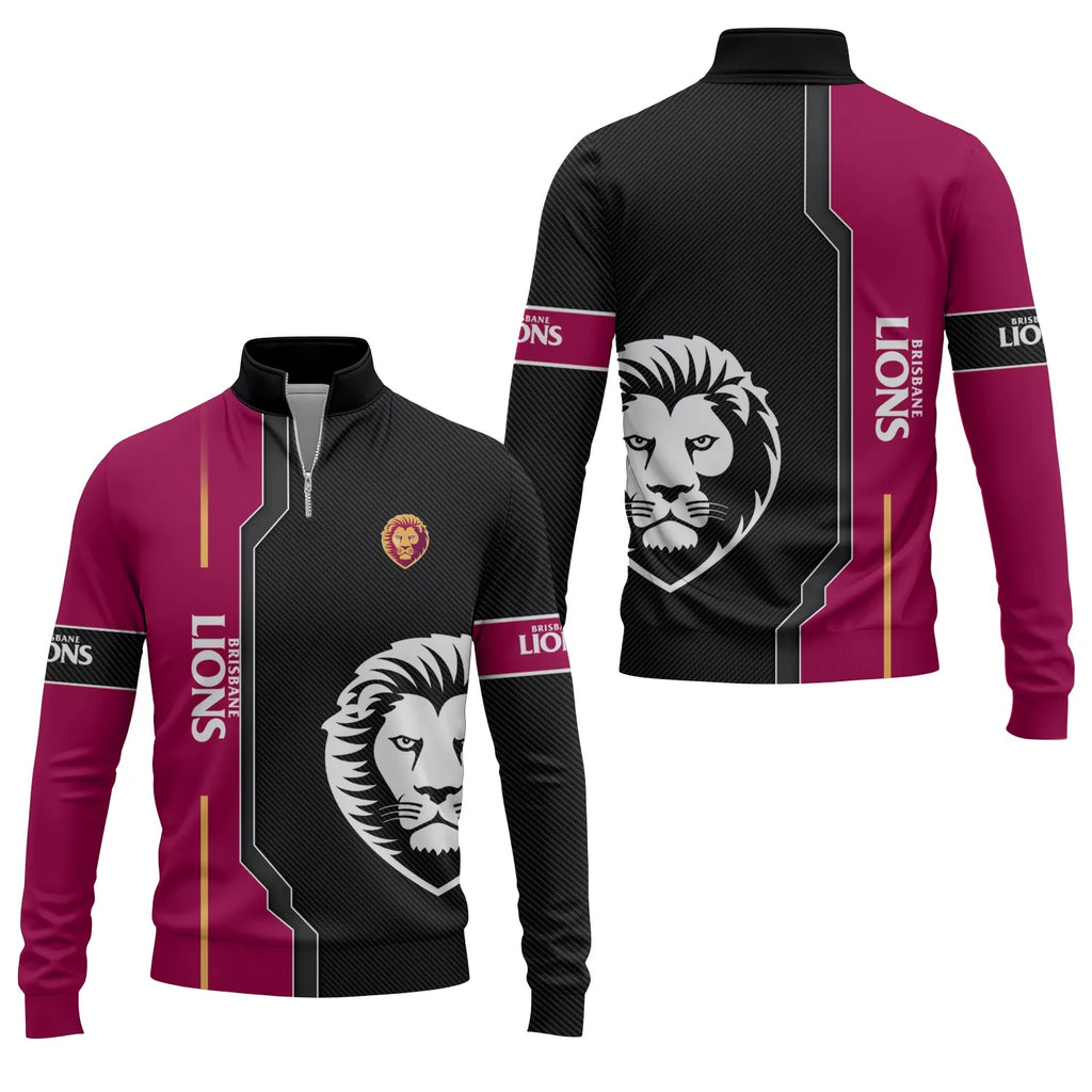 Brisbane Lions Quarter-zip Pullover SC042