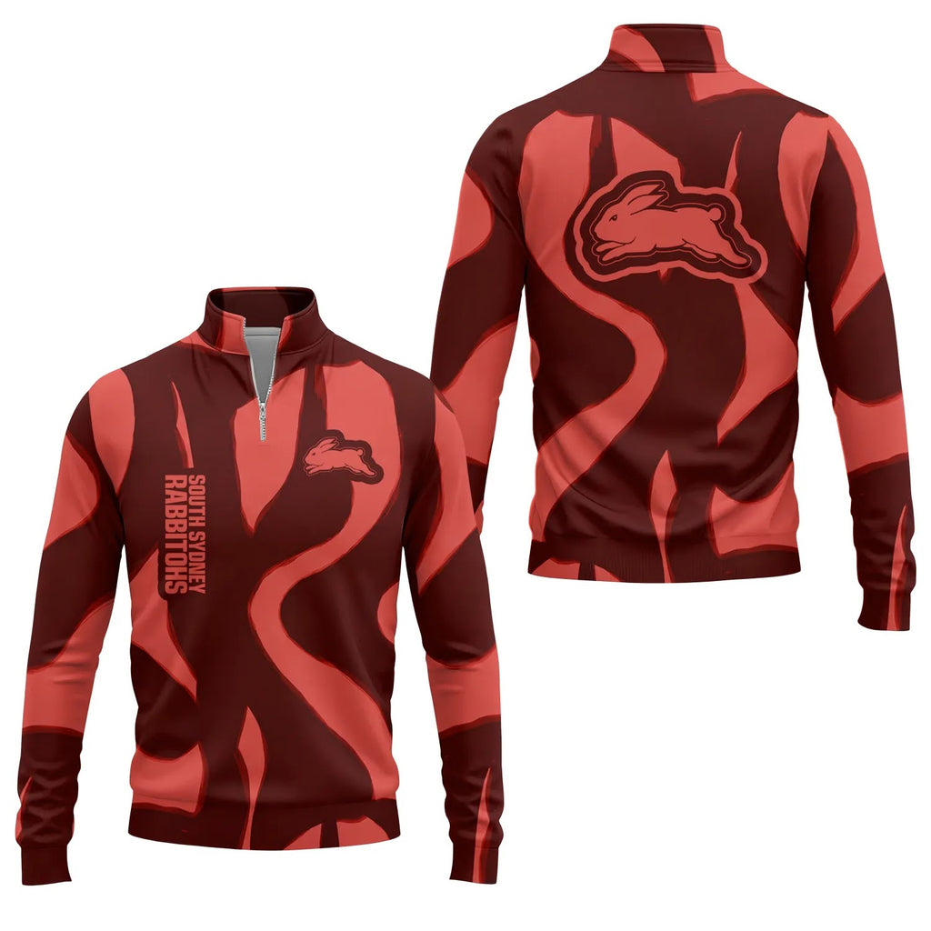 South Sydney Rabbitohs Quarter-zip Pullover SHW068