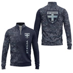 St Kilda Saints Quarter-zip Pullover SHW006
