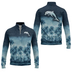 Dolphins Quarter-zip Pullover SHW021