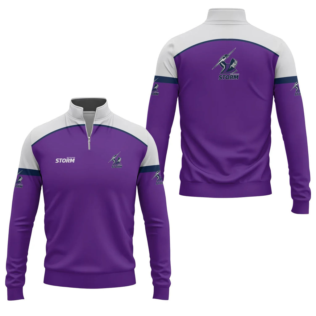 Melbourne Storm Quarter-zip Pullover SC087