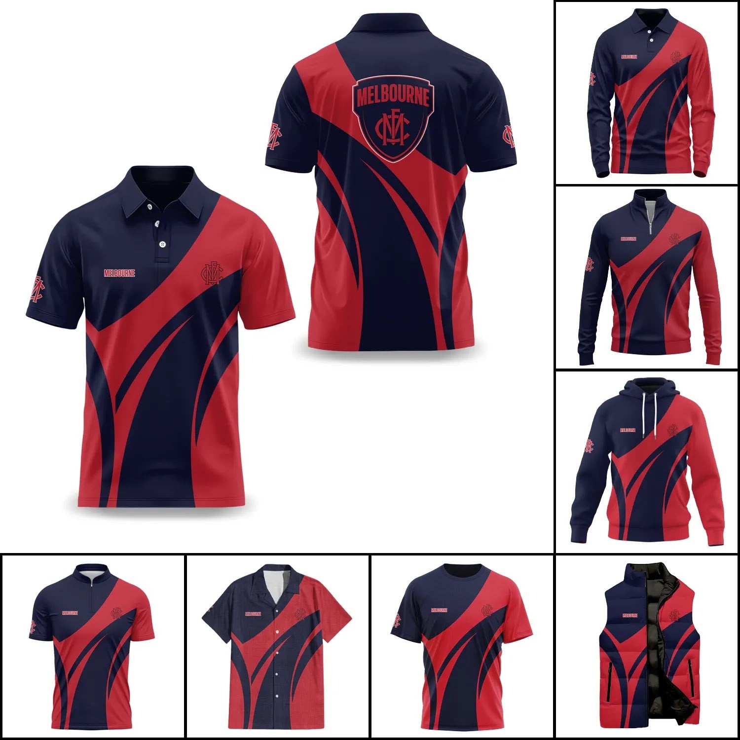 Melbourne Demons Apparels SC022