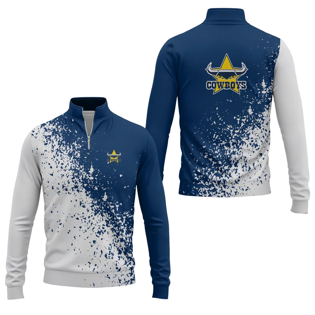 North Queensland Cowboys Quarter-zip Pullover SC070