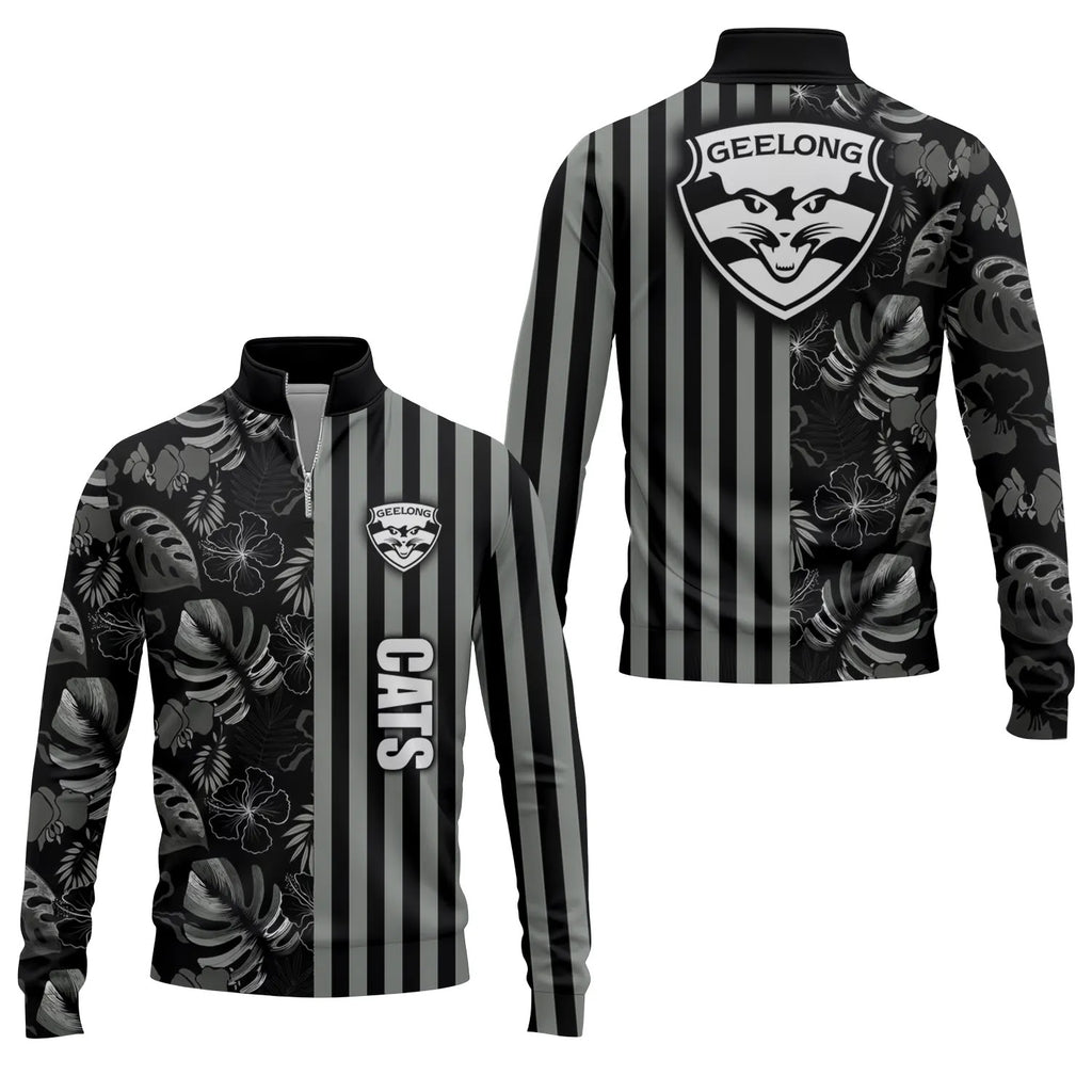 Geelong Cats Quarter-zip Pullover SHW040
