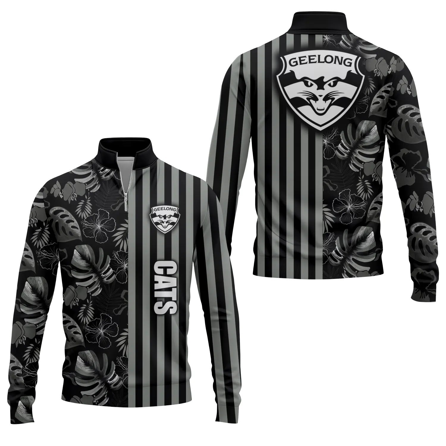 Geelong Cats Quarter-zip Pullover SHW040