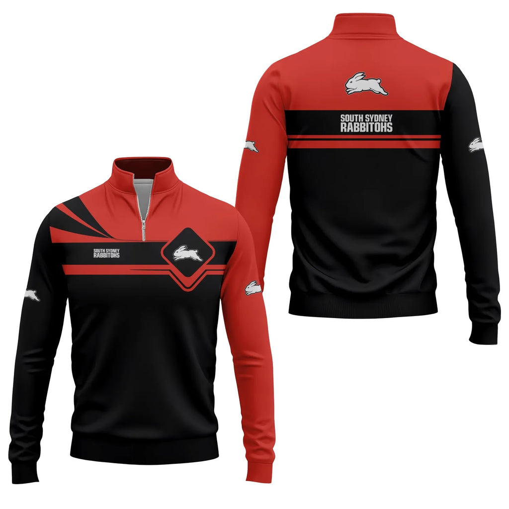 South Sydney Rabbitohs Quarter-zip Pullover SC066