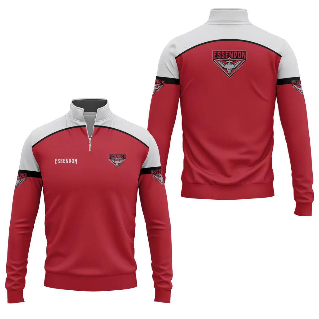 Essendon Bombers Quarter-zip Pullover SC087