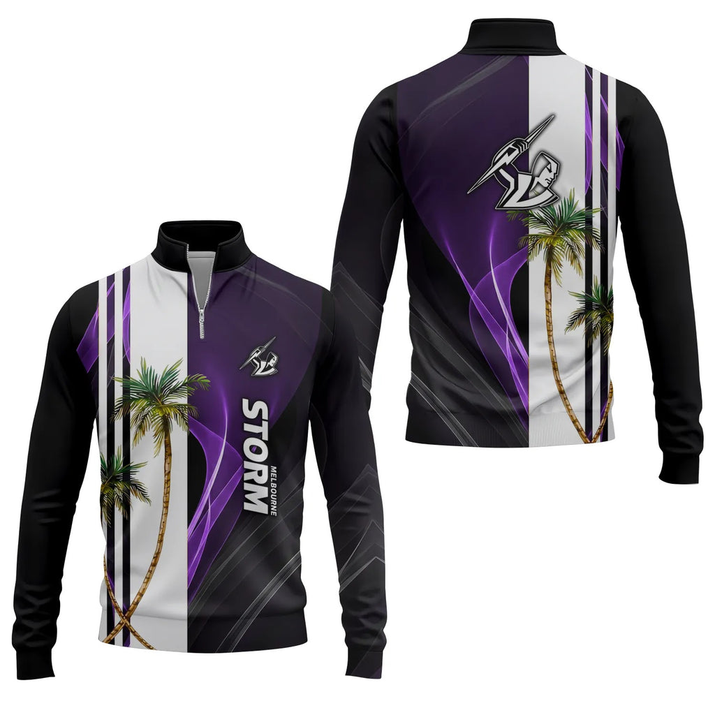 Melbourne Storm Quarter-zip Pullover SHW036