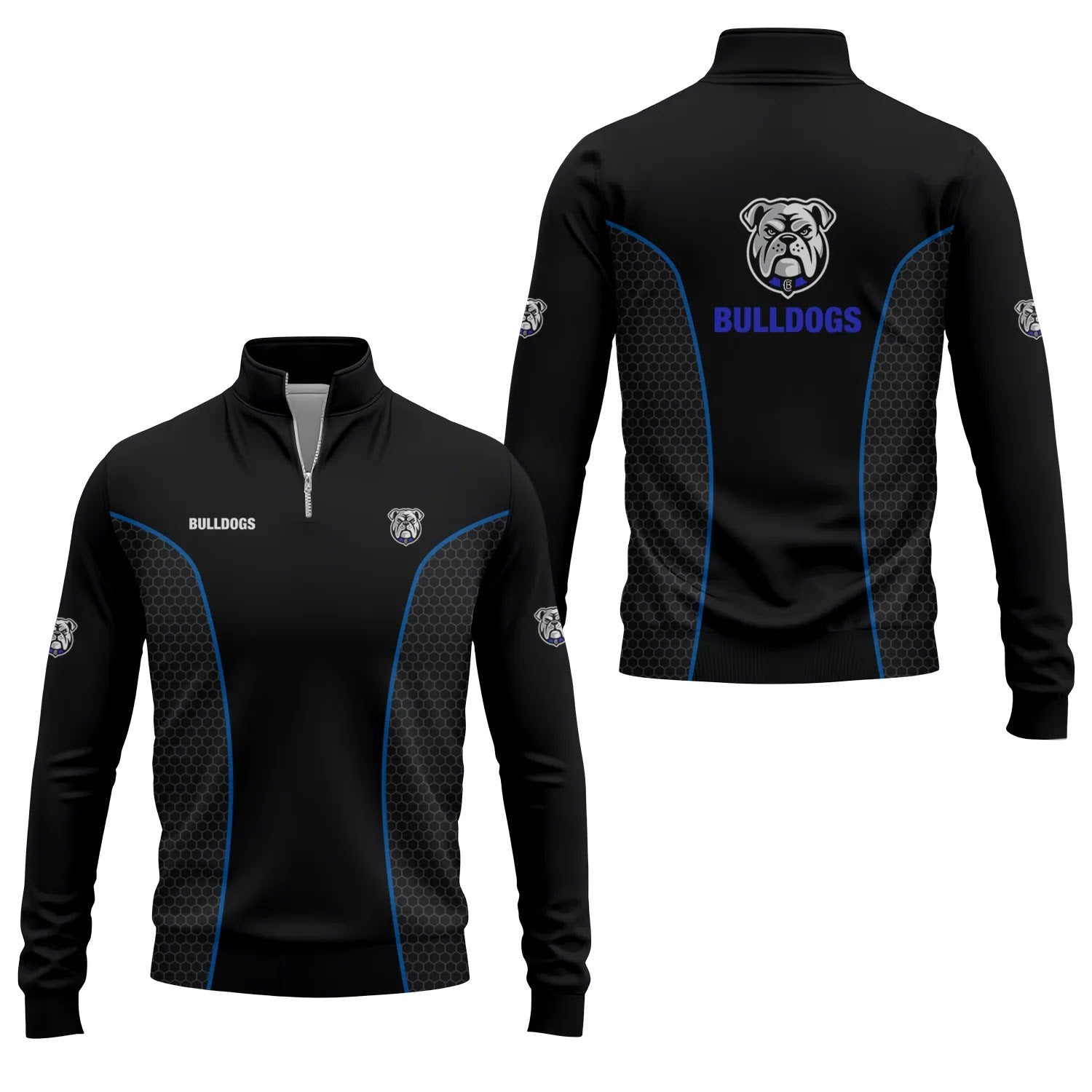 Canterbury-Bankstown Bulldogs Quarter-zip Pullover SC072