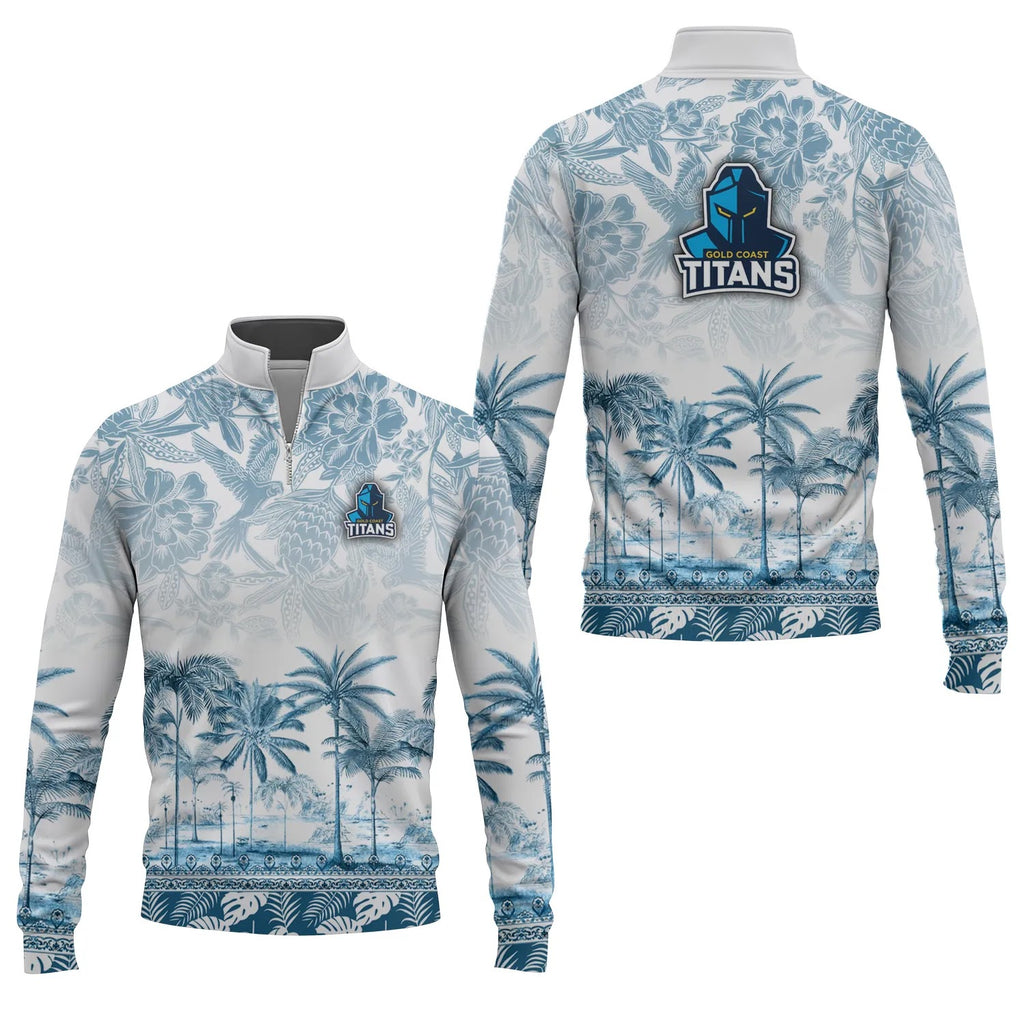 Gold Coast Titans Quarter-zip Pullover SC045