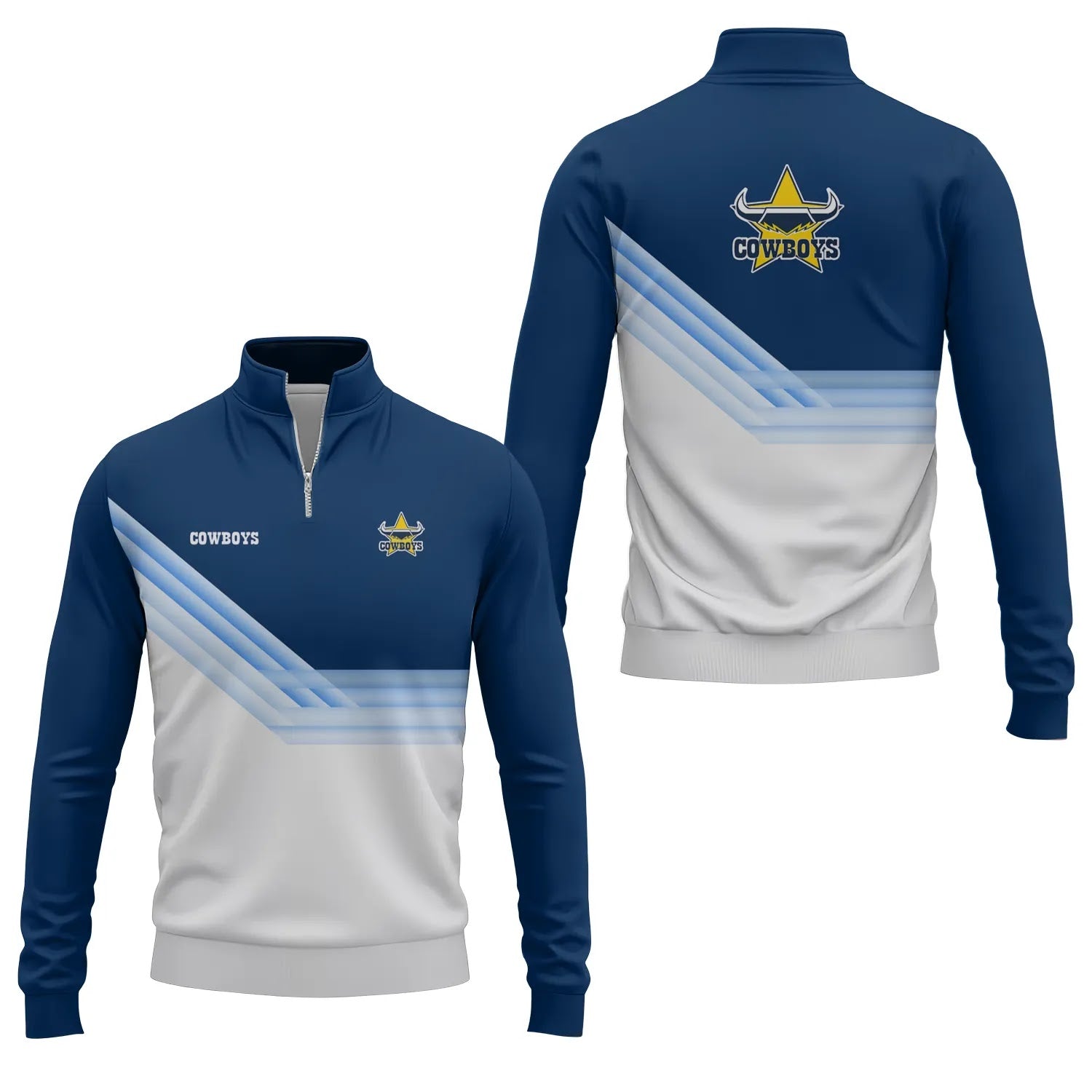 North Queensland Cowboys Quarter-zip Pullover SC106