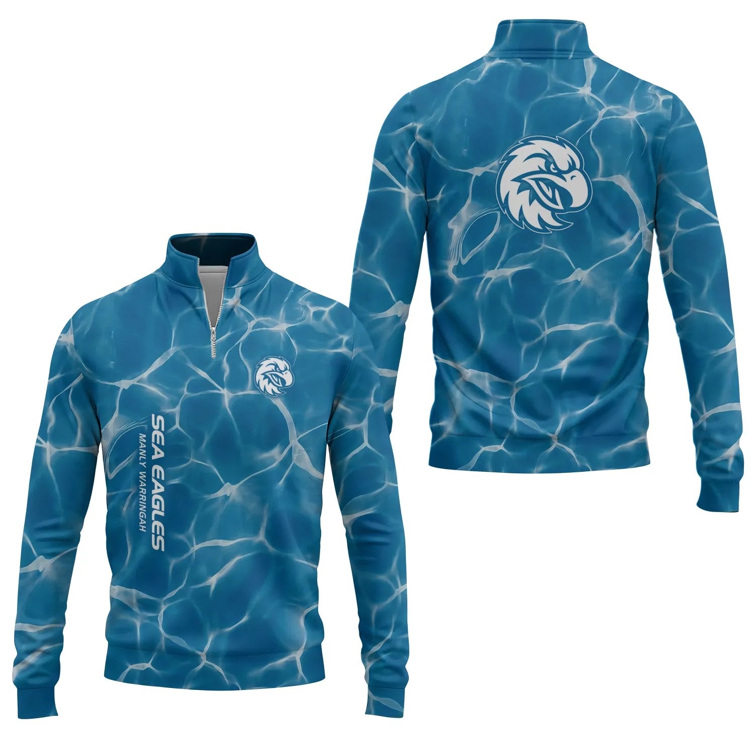 Manly Warringah Sea Eagles Quarter-zip Pullover SHW035