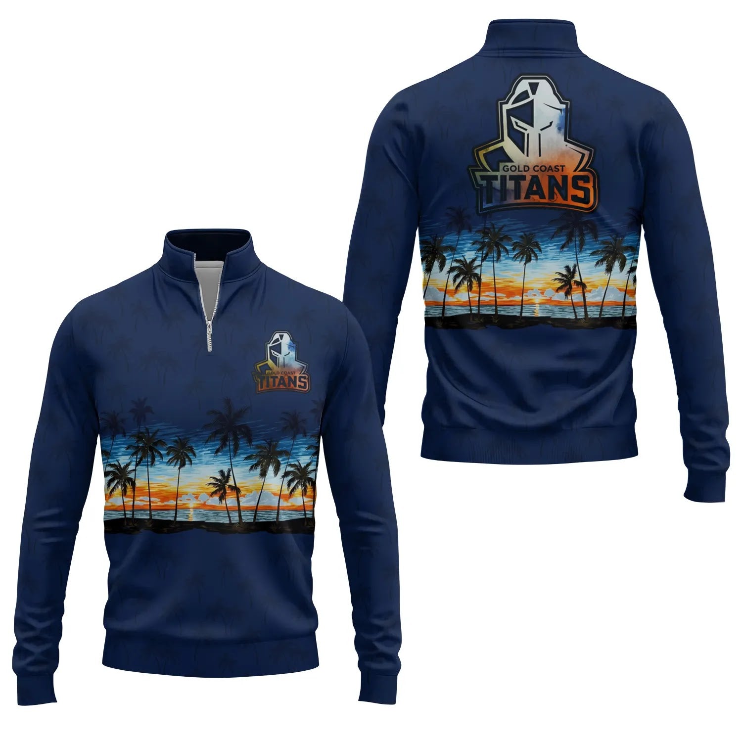 Gold Coast Titans Quarter-zip Pullover SHW017
