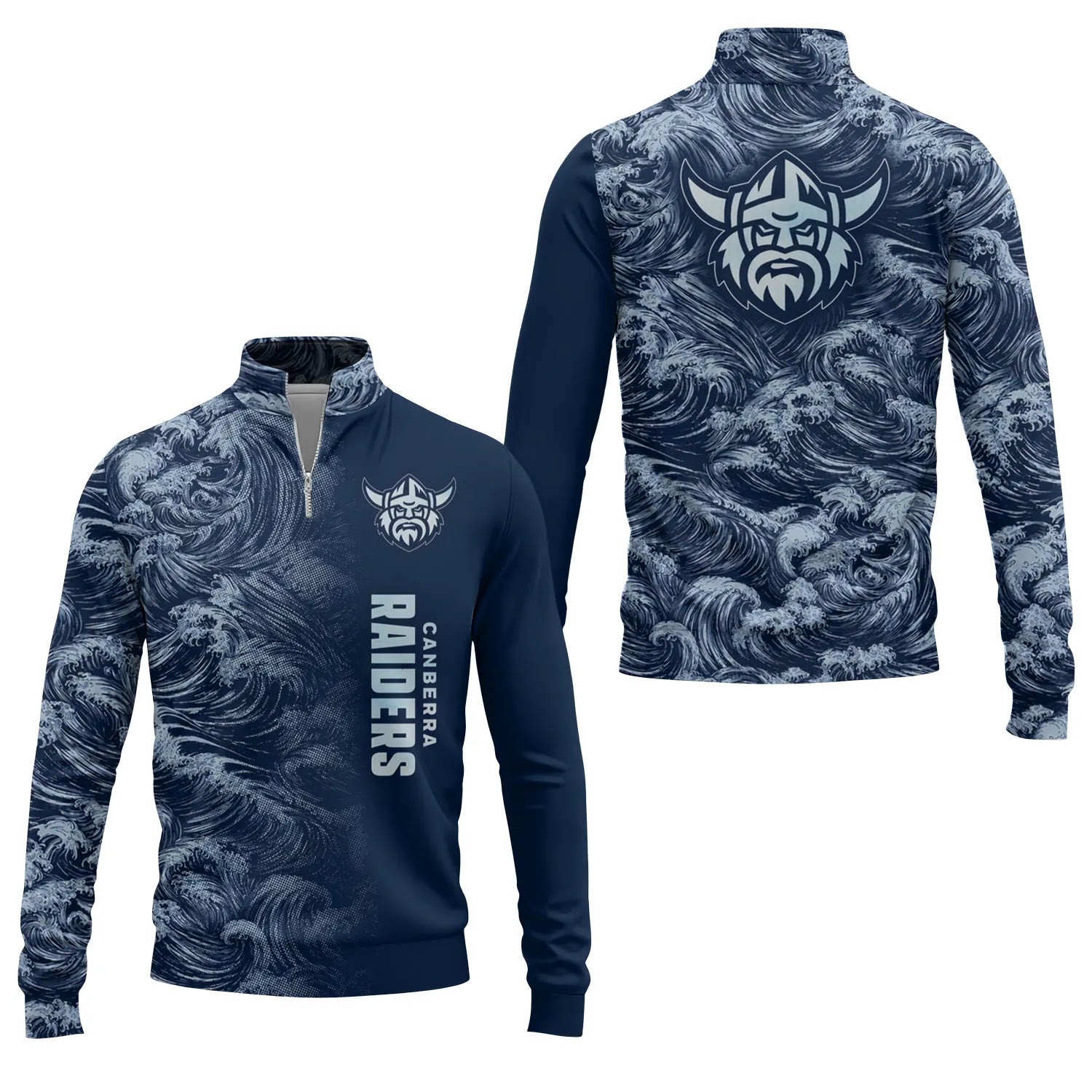 Canberra Raiders Quarter-zip Pullover SHW010