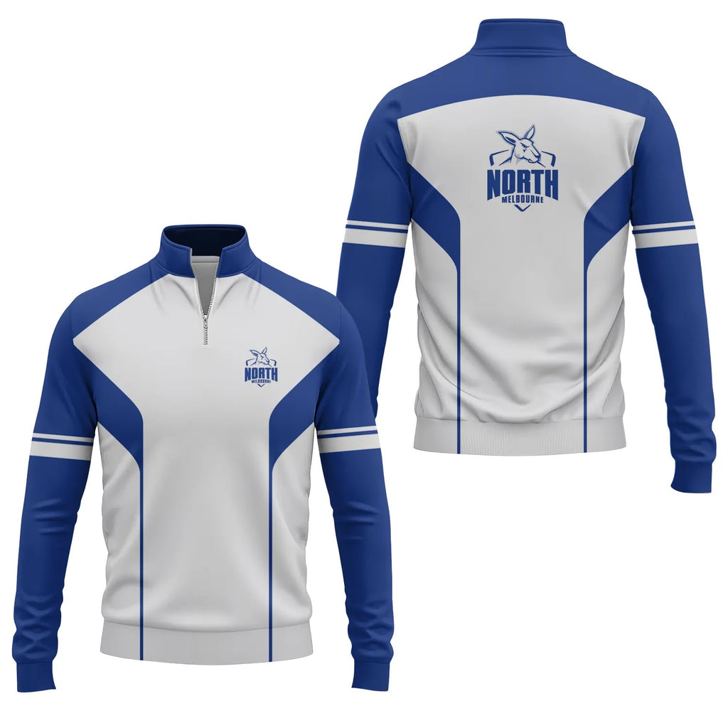 North Melbourne Kangaroos Quarter-zip Pullover SC113