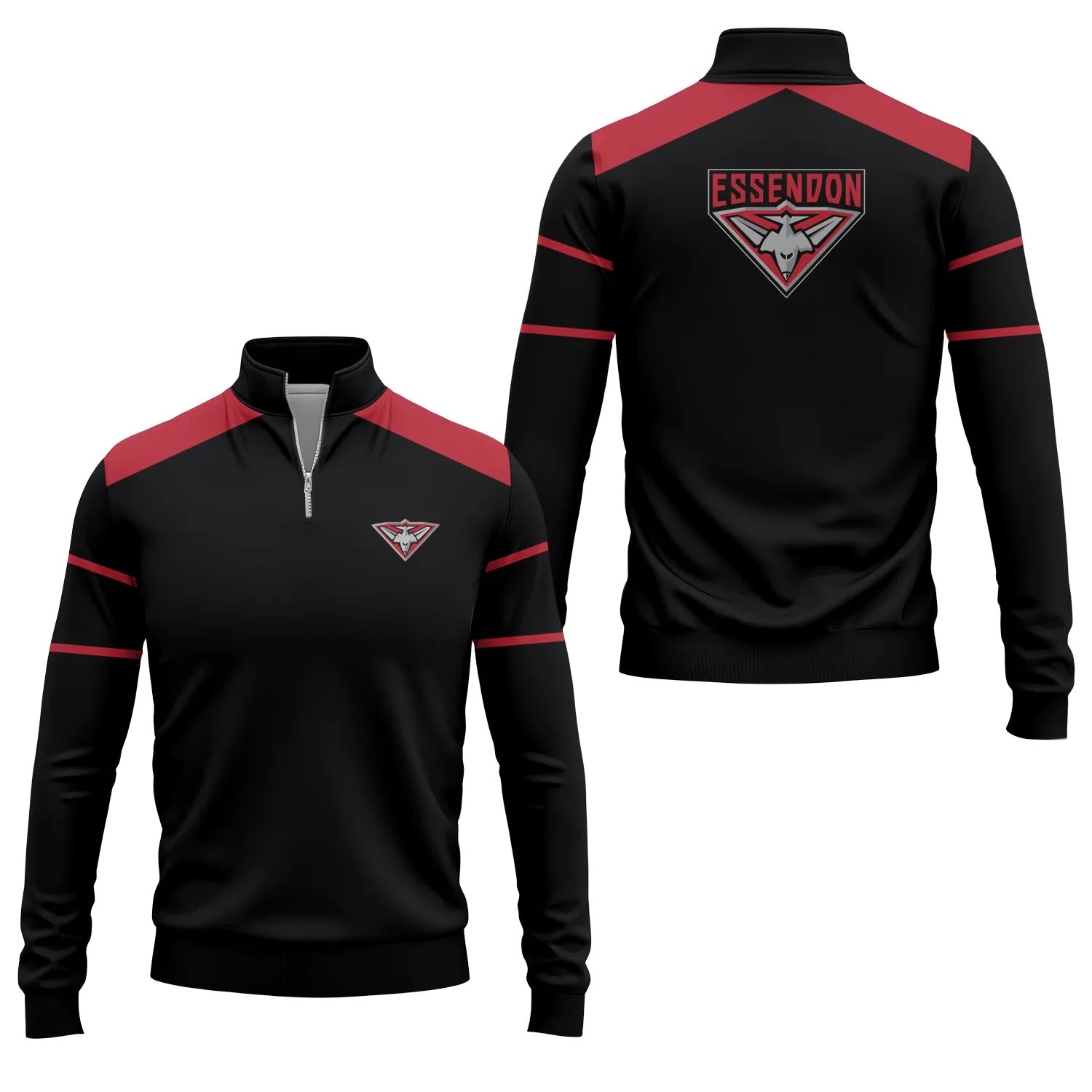 Essendon Bombers Quarter-zip Pullover SC041
