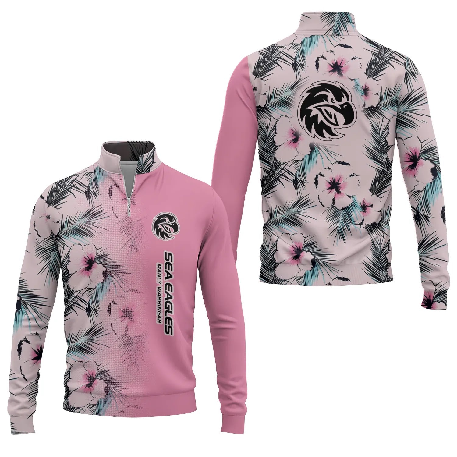 Manly Warringah Sea Eagles Quarter-zip Pullover SHW056