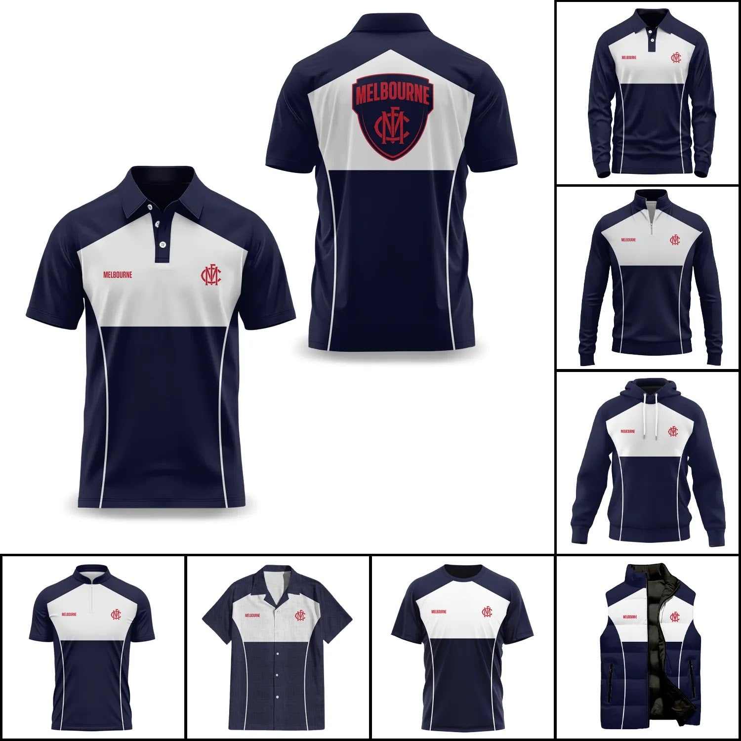 Melbourne Demons Apparels SC028